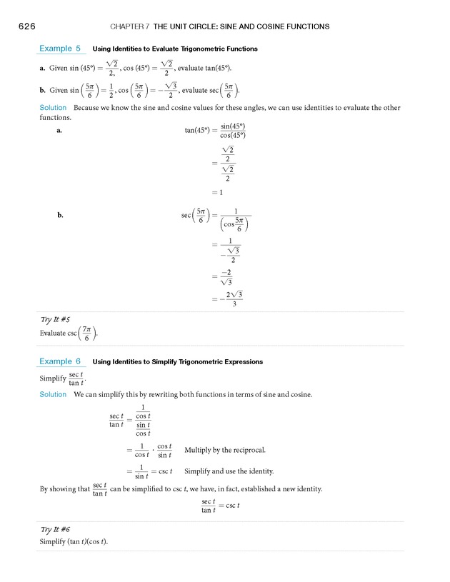 Algebra and Trigonometry - Front Matter 644